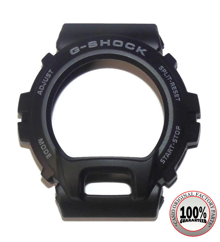 Original G-shock DW-6900 Bezel and Strap Black Matte with Grey Font